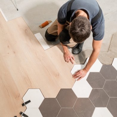 Flooring installation services in Haubstadt